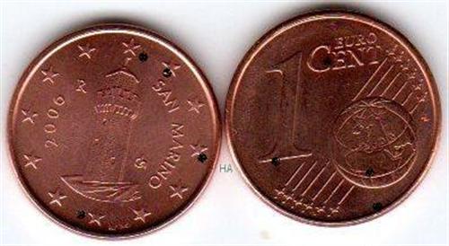 Euro Münze aus San Marino: 1 Cent 2006