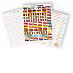 Etiketten: Sticker Set zur Beschriftung der Münzblätter