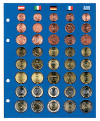 Safe TOP set Ergänzungsblatt für 5 Euro-Kursmünzensätze