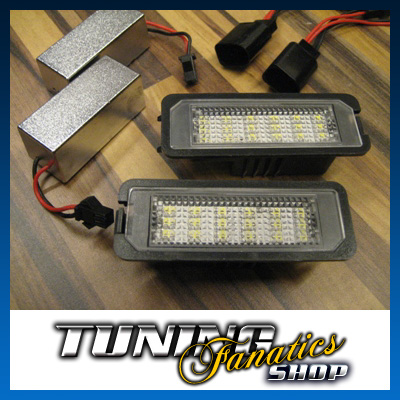 VW SMD LED Kennzeichenbeleuchtung SET Polo 6R +GTI R - Afbeelding 1 van 1