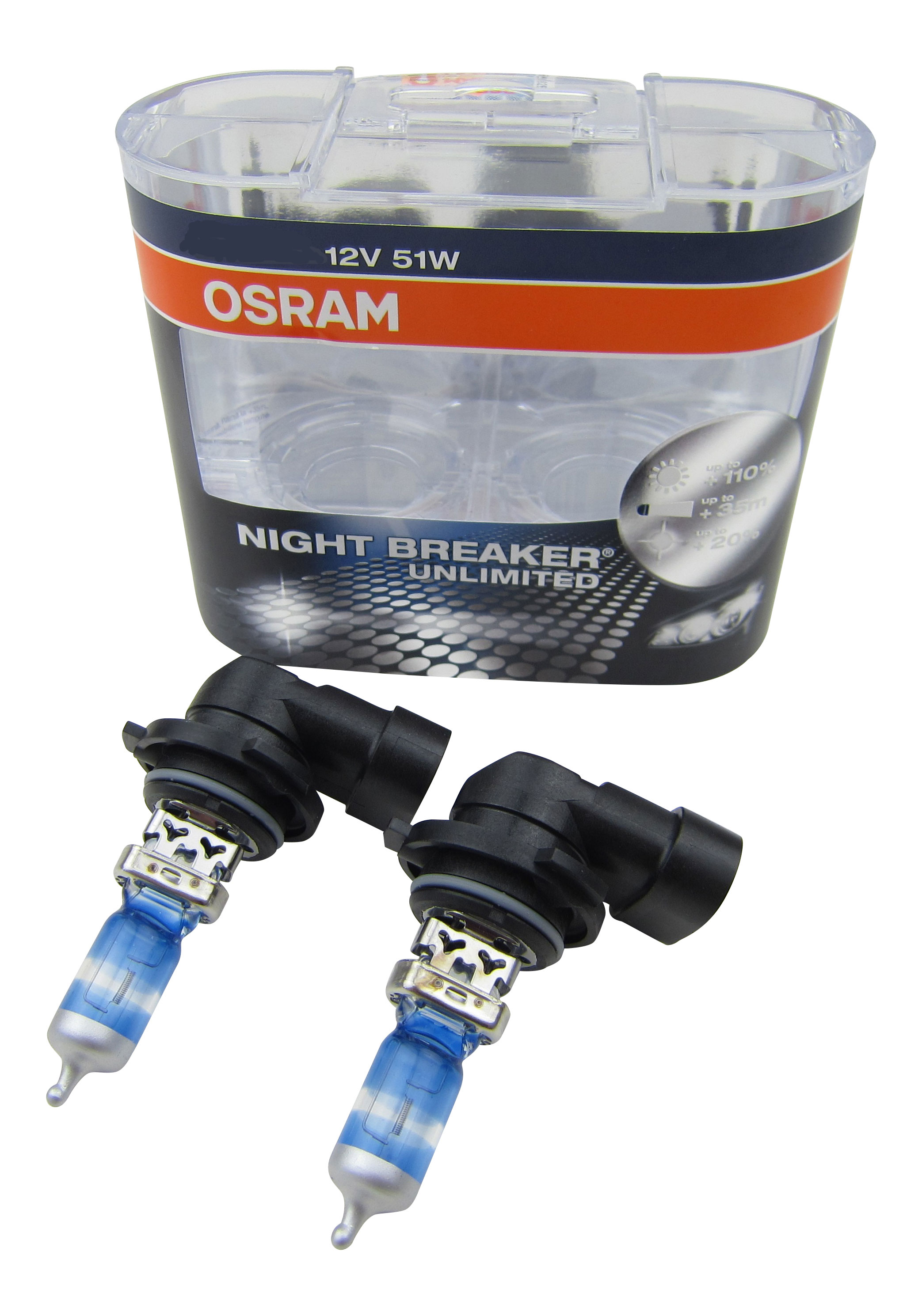 2x Osram NightBreaker UNLIMITED +110% Bulbs for H11 FOG LIGHT #87 | eBay