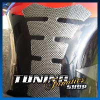 1x 3D Carbon Look Tank Pad Tankpad Tankschutz Schutz Tank für Motorrad V2 