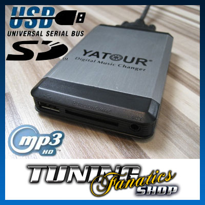 USB SD MP3 Wechsler CD AUX In Adapter VW RCD R 100 200 - Afbeelding 1 van 1