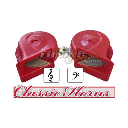 2-Klang Zweiklang Fanfare Signalhorn Hupe TÜV FREI #1 Mercedes W163 W164 W166