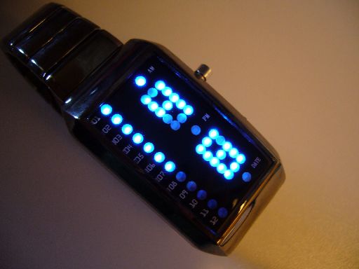 RINGWA LED watch type Cypher black, blue PIMP new