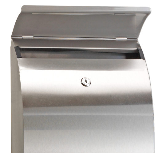 Edelstahl WandBriefkasten