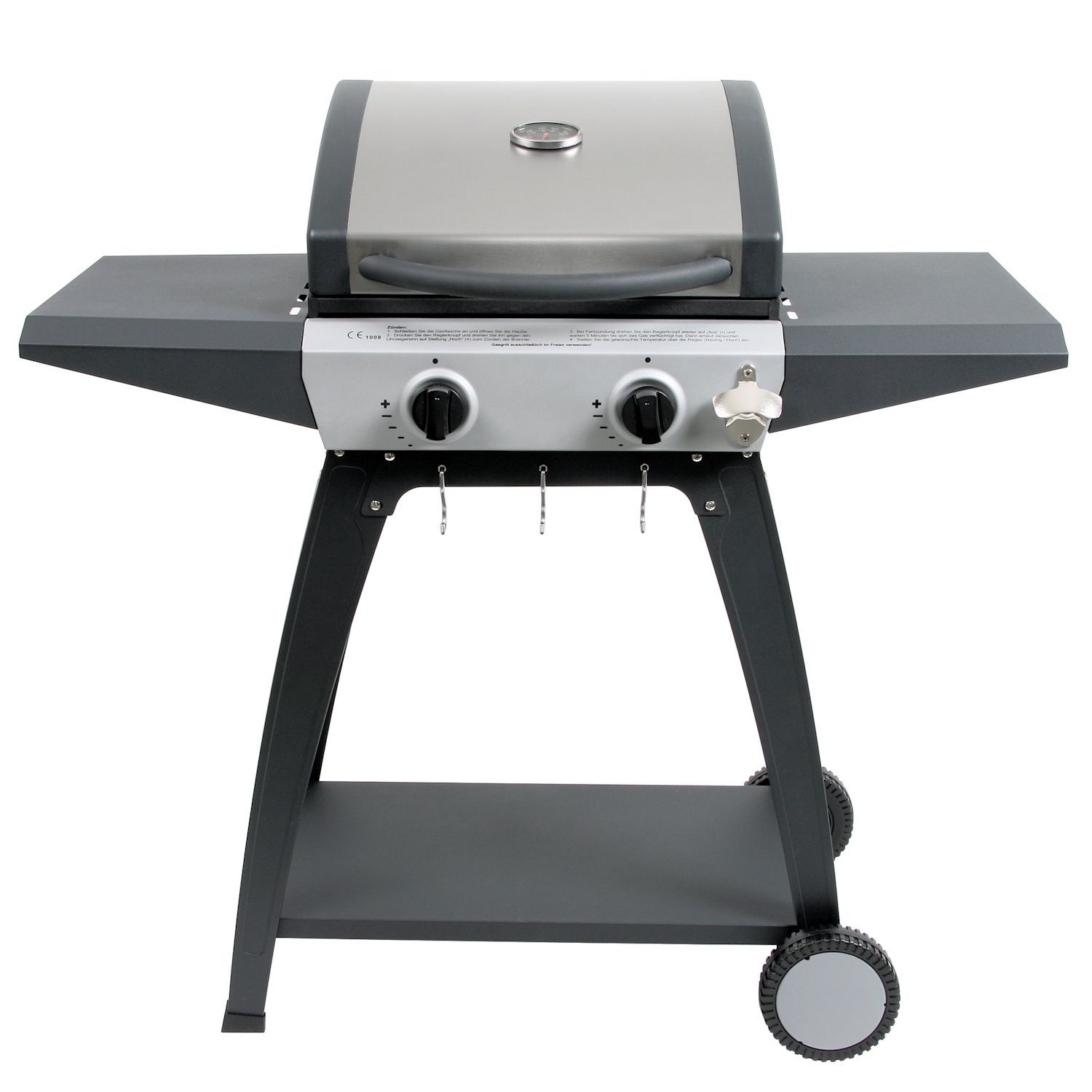Edelstahl Gasgrill Gas Grill mit Wokbrenner 4+2 mit Zubehör eBay