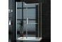 cs-trading Breite Glas Duschkabine / Duschabtrennung 80 x 120 cm, ohne Wann