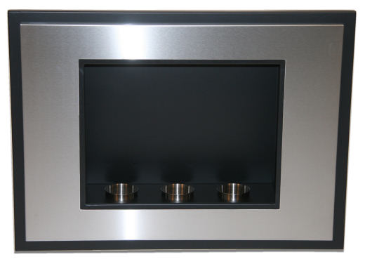 Design Edelstahl Dekokamin - Bio-Ethanol Gelkamin: Amazon.de: Küche