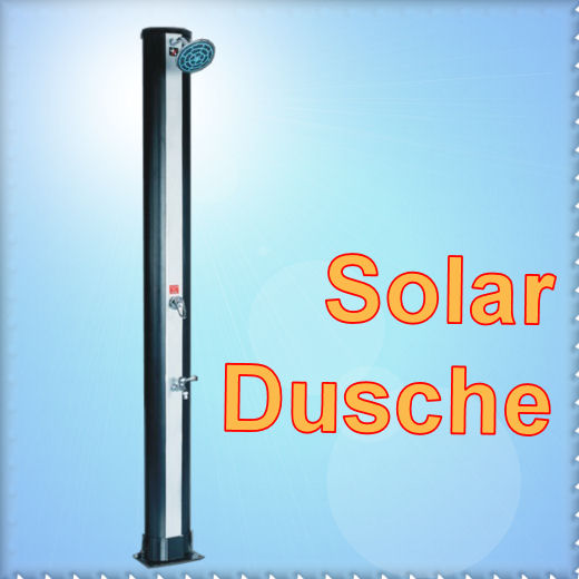 Solardusche mit Wasserhahn Solardusche mit Wasserhahn
