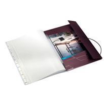 Leitz 4617-76 Ordnungsmappe Prestige 6 Fächer mahagoni