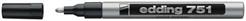Lackmarker edding 751 paint marker, schwarz
