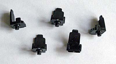 5 Sitze in schwarz 15mm hoch von NZG!!!!!!!!