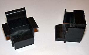 5 Sitze in schwarz 25mm hoch von NZG!!!!!!!!