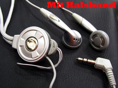3,5 mm Kopfhörer Ohrhörer m. Halsband für Mp3 Mp4 iPod
