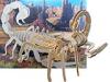 3D Holzpuzzle Puzzle Holz Holzbausatz Skorpion Scorpio