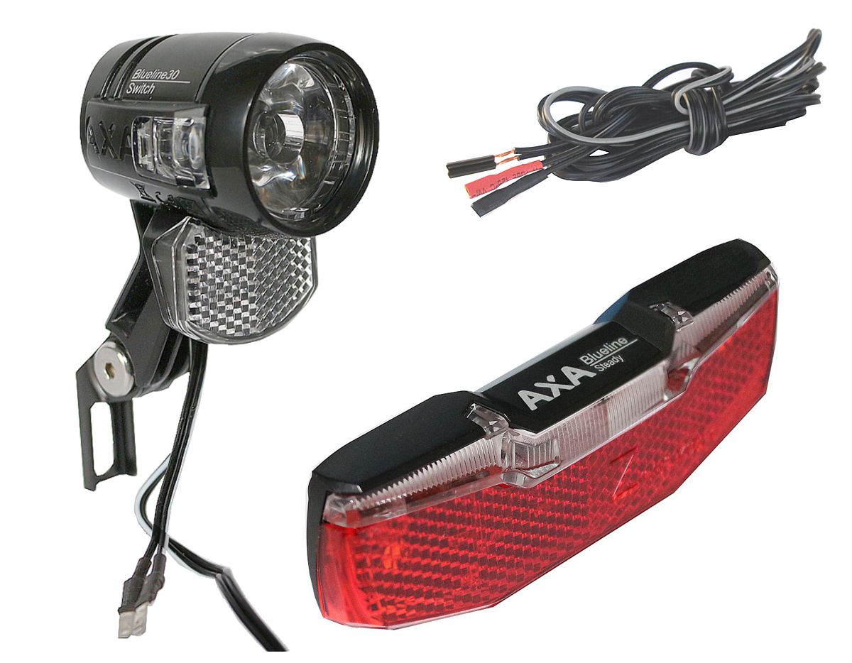 Bicycle LED Light set For Hub Dynamo 30 LUX Blueline, Rear ...