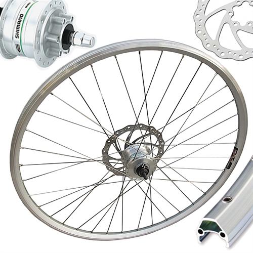 28" Vorderrad Disc Shimano Nabendynamo und 180 mm