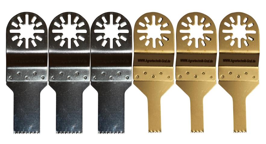 Bosch GOP 5 er Set Segmentsägeblatt 80 mm halbrund für Holz,Plastik pas