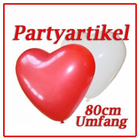 50-Herz-Luft-ballons-Hochzeits-Dekoration-Party-DER-KLASSIKER-Feierlich-Festlich
