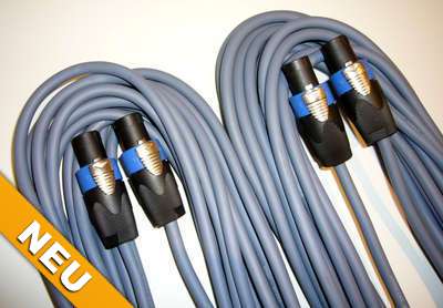 Lautsprecherkabel Boxenkabel Speaker Stecker  2 St. 10m