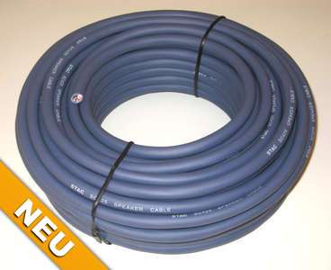 Lautsprecherkabel Boxenkabel 25m Rolle 4adrig 4x2,5qmm