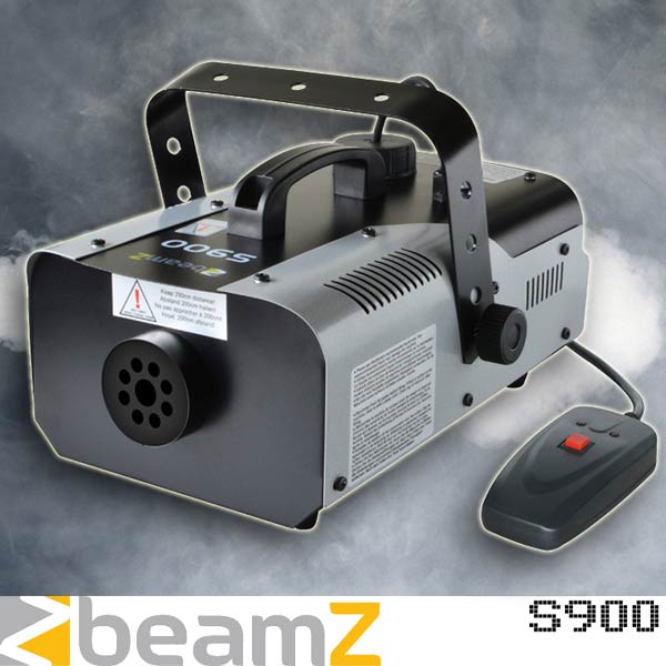 DJ-Party-NEBELMASCHINE-900-Watt-Disco-Nebler-BEAMZ-S900-NEU