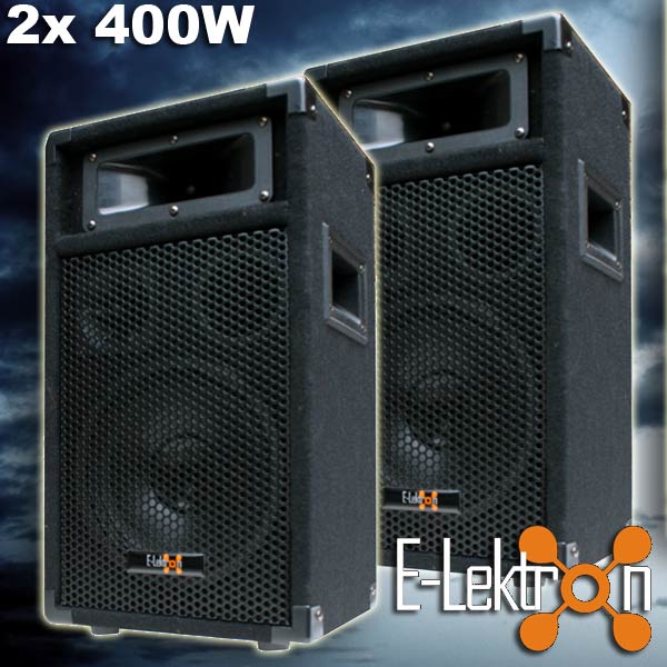 2x-400W-DJ-PA-PARTY-LAUTSPRECHER-PAAR-Disco-Boxen-20cm-8-Bass-PW20-NEU