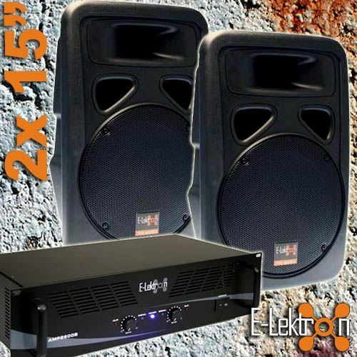 900W-DJ-PA-AUSSEN-Anlage-VERSTARKER-15-38cm-ABS-LAUTSPRECHER-Boxen-Set-NEU