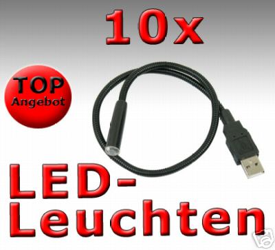 10 USB Laptop Lights Notebook Accersoires Lamp Lighting