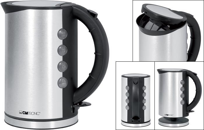 Clatronic WK 3207 Aluminium Wasserkocher