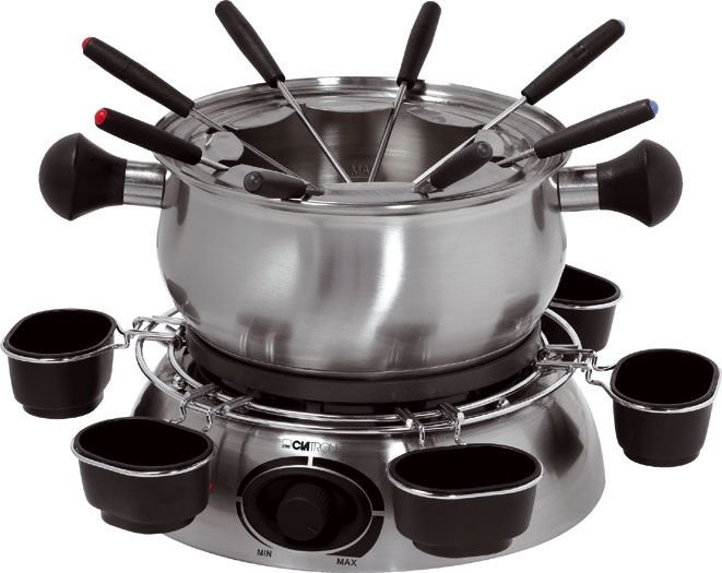 Clatronic FD 3219 Edelstahl-Fondue-Set