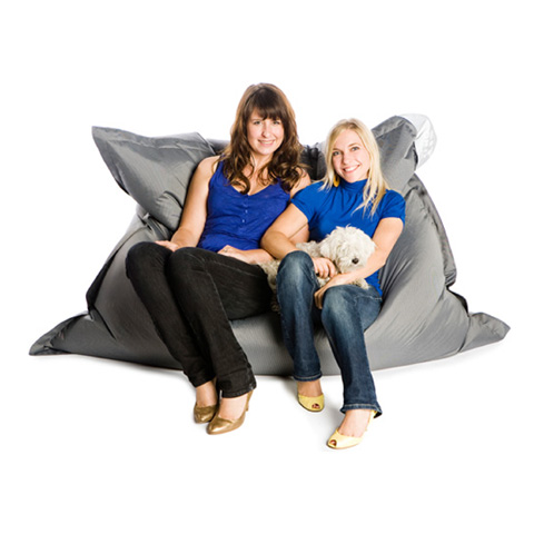 Sit On It Deluxe Sitzkissen Two Tone SCHWARZ-WEISS