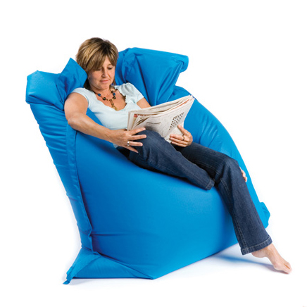 Sit On It Sitzkissen Sitzsack 180x145cm in BLAU