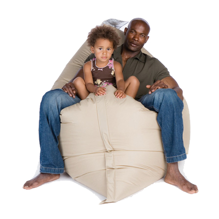 Sit On It Sitzkissen Sitzsack 180x145cm in BEIGE