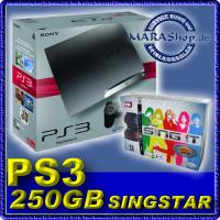Sony PlayStation 3 Konsole 250GB inkl. Singstar Sing it