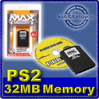 32 MB Memory Card - Max Memory inkl. 12 Retro-Spiele