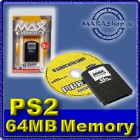 64 MB Memory Card - Max Memory inkl. 12 Retro-Spiele