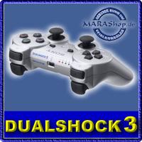 PS3 Sixaxis Dualshock 3 Controller - Silber