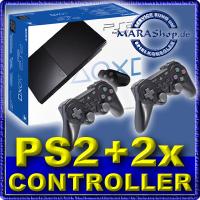 Sony Playstation 2 Konsole mit 2 Wireless Controller