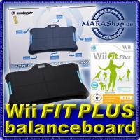 Nintendo Wii fit plus inkl. Prem. Balance Board schwarz