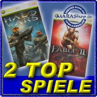 2 Spiele für Xbox 360, Fable 2 + Halo Wars (Classics)