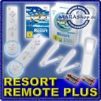 Nintendo Wii Sports Resort (12 Spiele) + zwei Remote Plus Controller weiß