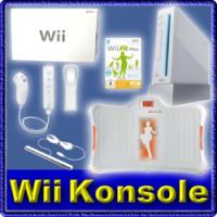 NINTENDO Wii Konsole weiß, EA Balance Board und Spiel Wii Fit Plus