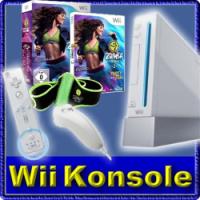 NINTENDO Wii Konsole weiß mit Zumba Fitness 2