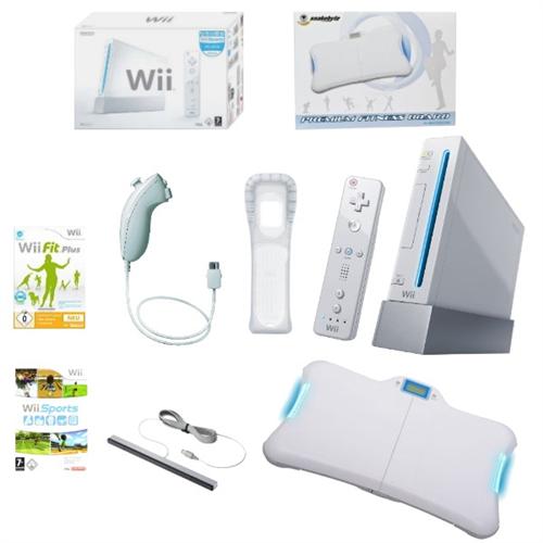 NINTENDO Wii Konsole Premium Balance Board und Fit Plus