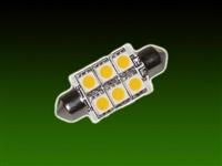 Sofitte 37mm, 6SMD, warmweiss 10-30V