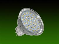 LICHTFUXX® LED-Leuchtm. MR16 SMD30 11-26V AC/DC warmw.