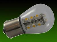 LED-Leuchtmittel f. Bajonettsockel BA15s, 15SMD, 10-30V