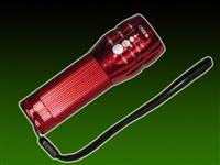 Hitec LED Taschenlampe H93 1,25W  CREE XPE, Zoom, ROT